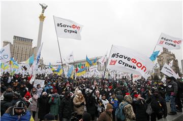 UKRAINE PANDEMIC CORONAVIRUS COVID19 PROTEST