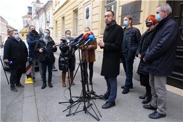 Konferencija za medije platformi Zagreb je NAŠ! i Možemo!