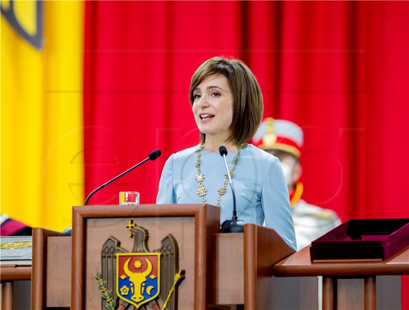 MOLDOVA NEW PRESIDENT MAIA SANDU INAUGURATION