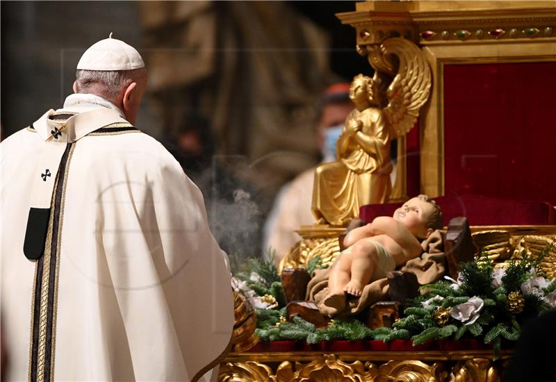 VATICAN POPE FRANCIS CHRISTMAS EVE MASS