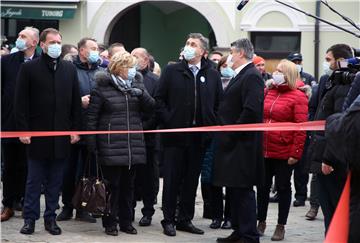 Milanović i Plenković u Sisku