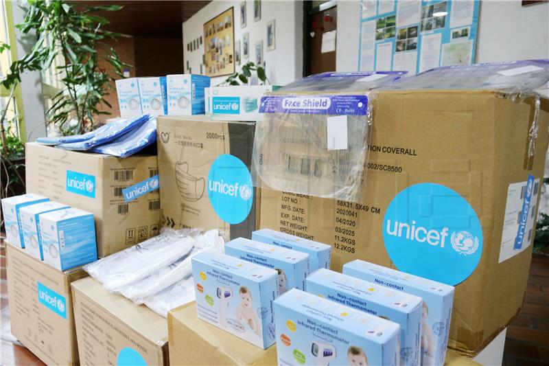 UNICEF donates protective equipment to 23 institutions caring for children