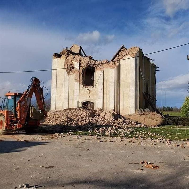 U ruševinama crkve u Žažini još se traga za jednom osobom