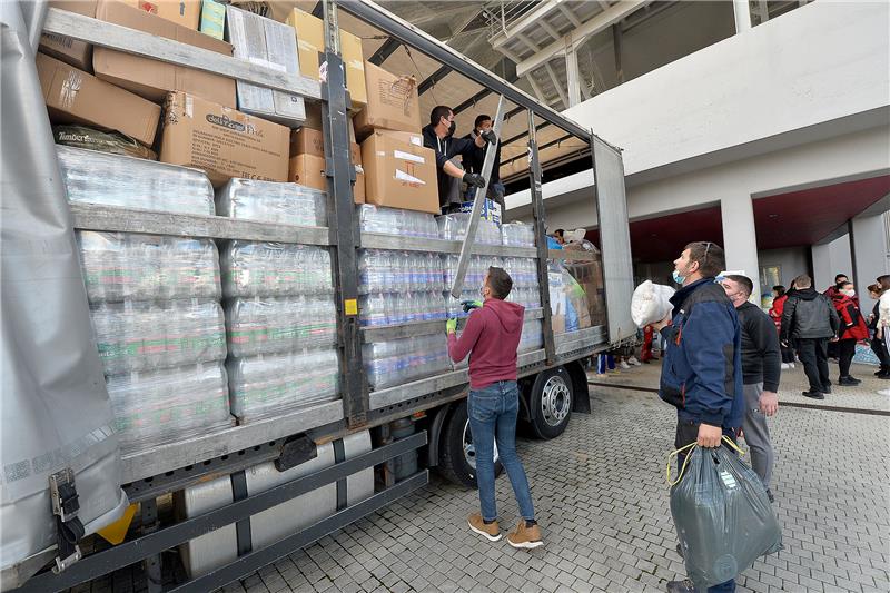 Prikupljanje humanitarne pomoći u Zadru