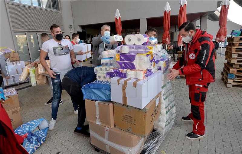 Prikupljanje humanitarne pomoći u Zadru