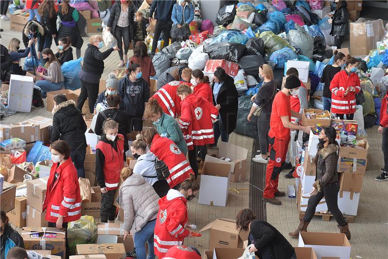 Prikupljanje humanitarne pomoći u Zadru