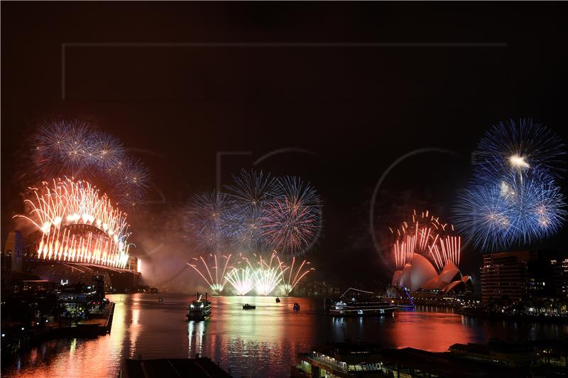 AUSTRALIA 2020 SYDNEY NYE FIREWORKS