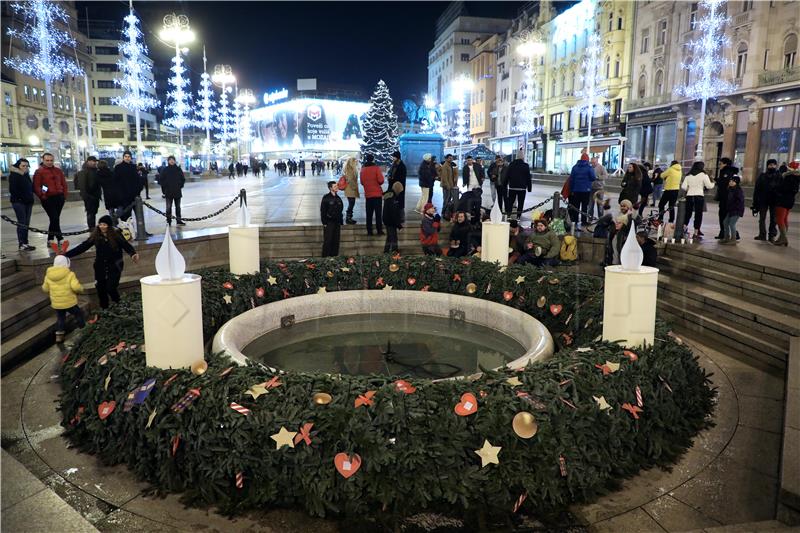 Doček Nove 2021. godine na Trgu bana Jelačića