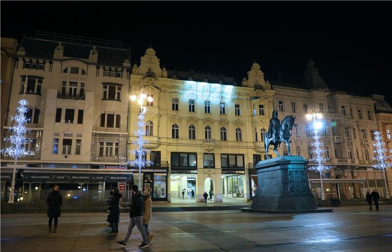 Novogodišnja noć u centru grada