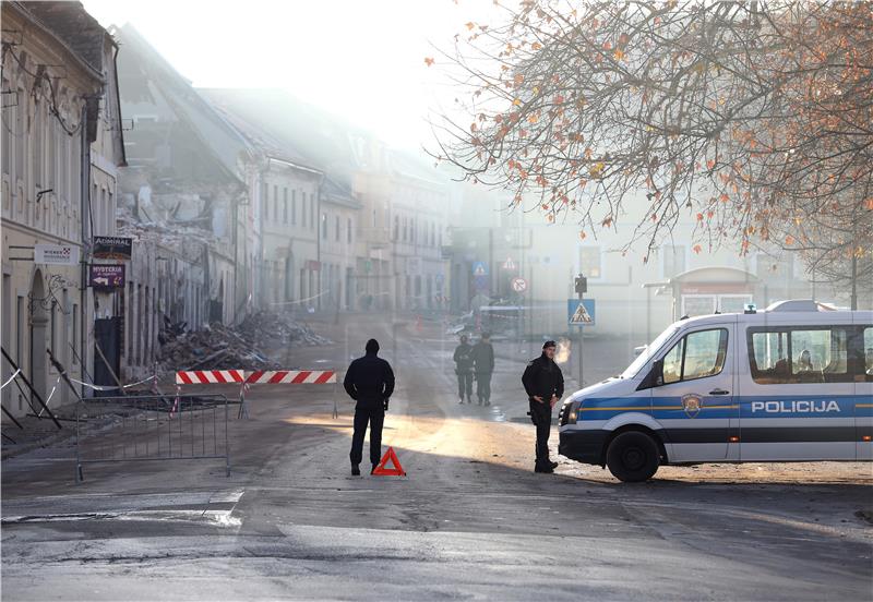 Prvo novogodišnje jutro u Petrinji