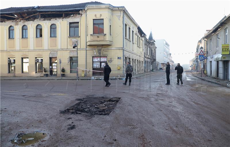 Prvo novogodišnje jutro u Petrinji