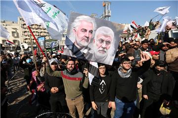 IRAQ BAGHDAD SOLEIMANI DEATH ANNIVERSARY