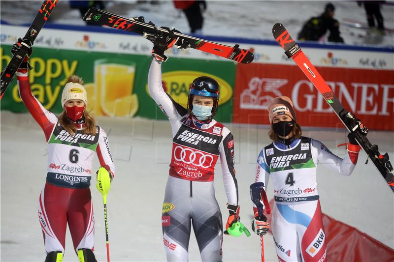 Druga utrka ženskog slaloma "Snow Queen Trophy 2021"