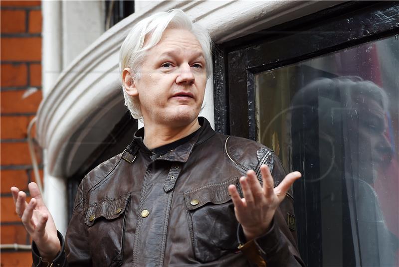 (FILE) BRITAIN JUSTICE ASSANGE