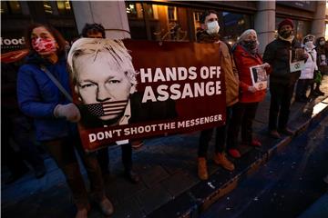 BELGIUM FREE ASSANGE DEMO