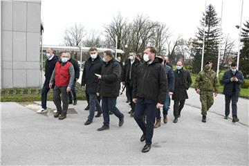 Ministar Banožić obišao Petrinju, Glinu, Sisak i Majske Poljane