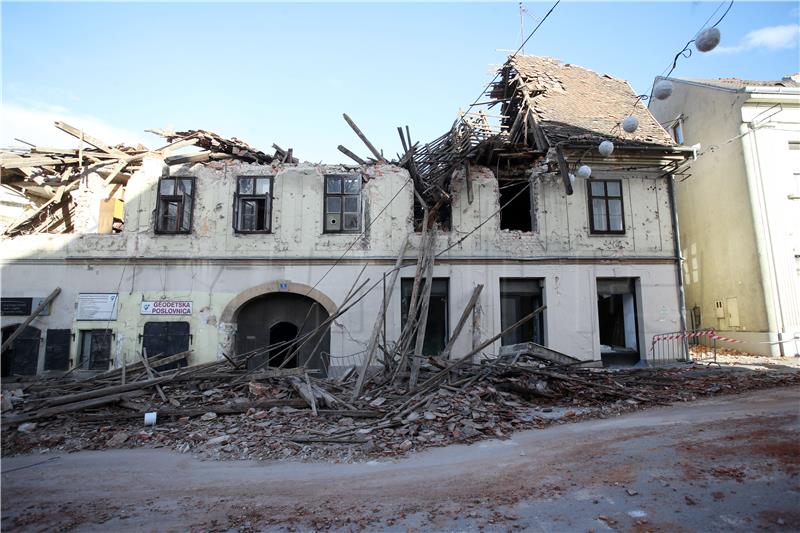 Daily says Sisak shifted eastward 10 centimetres, Petrinja 20 centimetres in quake