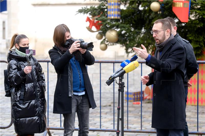 Konferencija za medije Kluba zastupnika zeleno-lijevog bloka