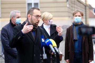 Konferencija za medije Kluba zastupnika zeleno-lijevog bloka