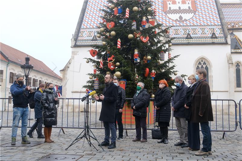 Konferencija za medije Kluba zastupnika zeleno-lijevog bloka