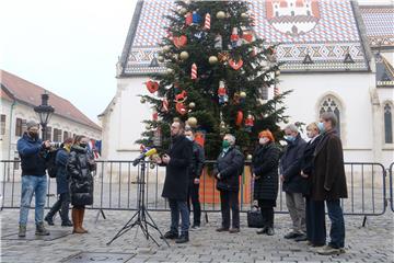 Konferencija za medije Kluba zastupnika zeleno-lijevog bloka