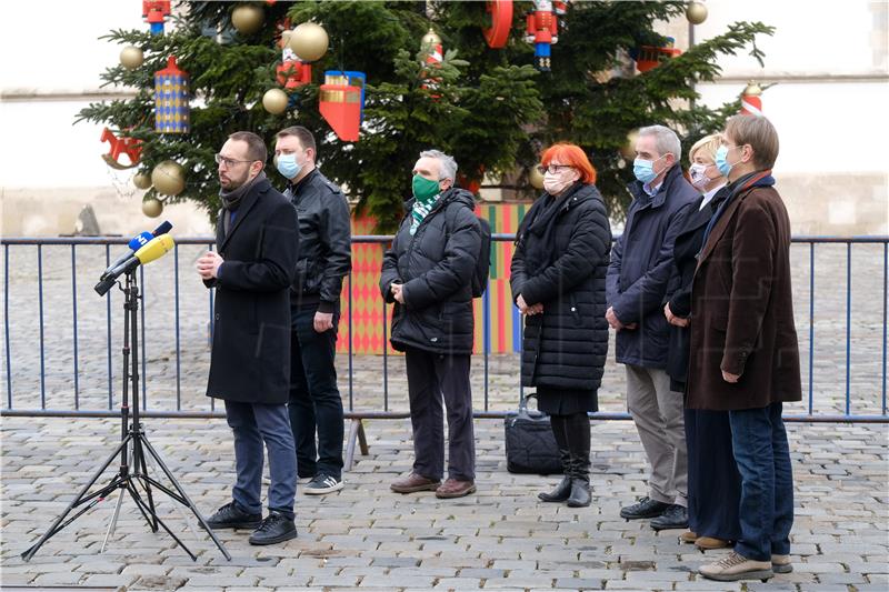 Konferencija za medije Kluba zastupnika zeleno-lijevog bloka