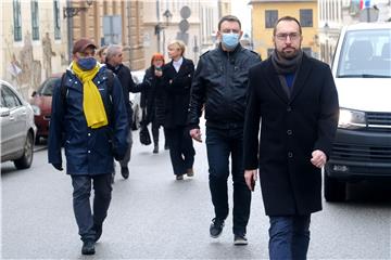 Konferencija za medije Kluba zastupnika zeleno-lijevog bloka