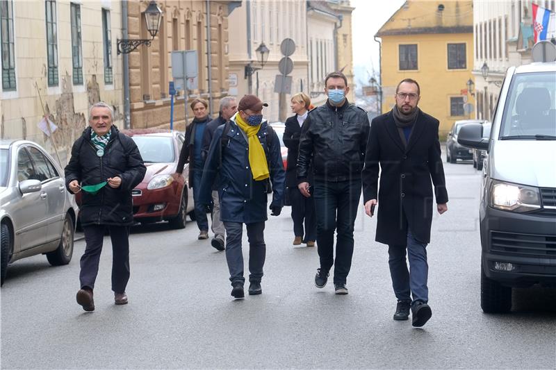 Konferencija za medije Kluba zastupnika zeleno-lijevog bloka