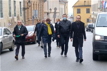 Konferencija za medije Kluba zastupnika zeleno-lijevog bloka