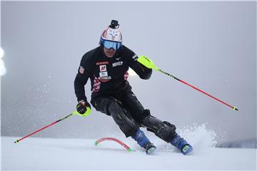 Prva utrka muškog slaloma "Snow Queen Trophy 2021"