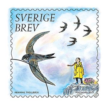 SWEDEN POSTAL STAMPS THUNBERG