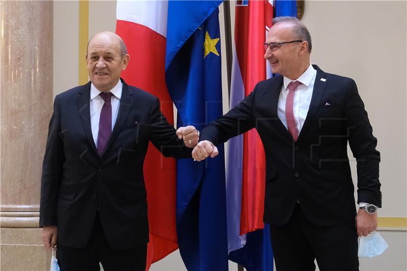 Le Drian u posjetu Grlić Radmanu