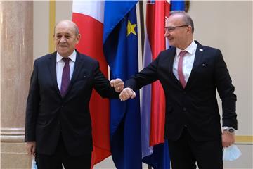 Le Drian u posjetu Grlić Radmanu