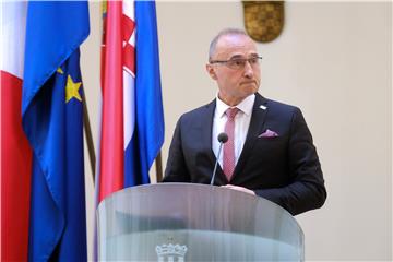 Izjave za medije nakon sastanka Le Drian - Grlić Radman