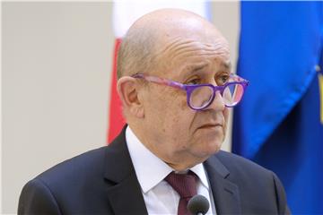 Izjave za medije nakon sastanka Le Drian - Grlić Radman