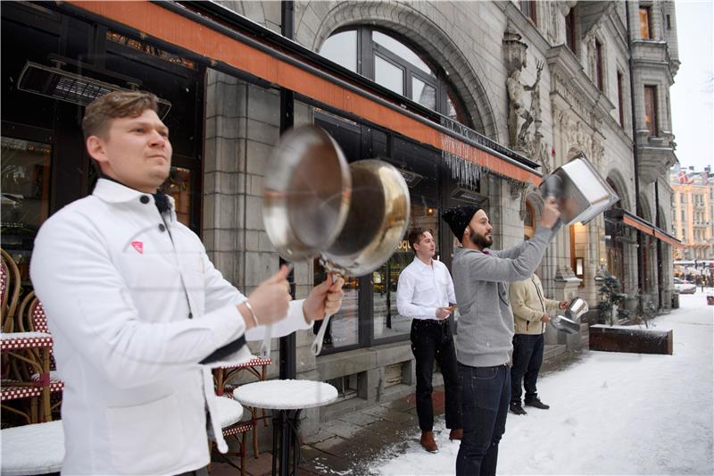 SWEDEN PROTEST PANDEMIC CORONAVIRUS COVID19