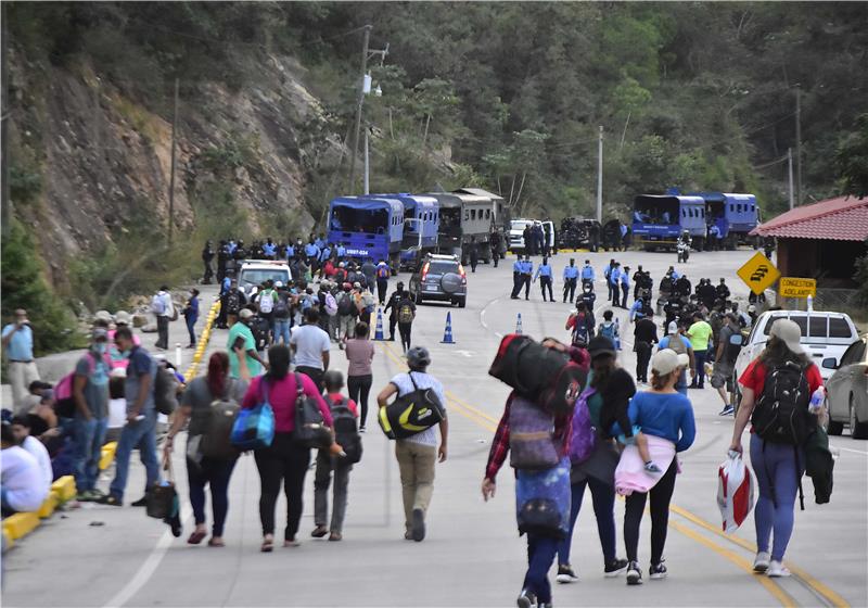 HONDURAS MIGRANTS