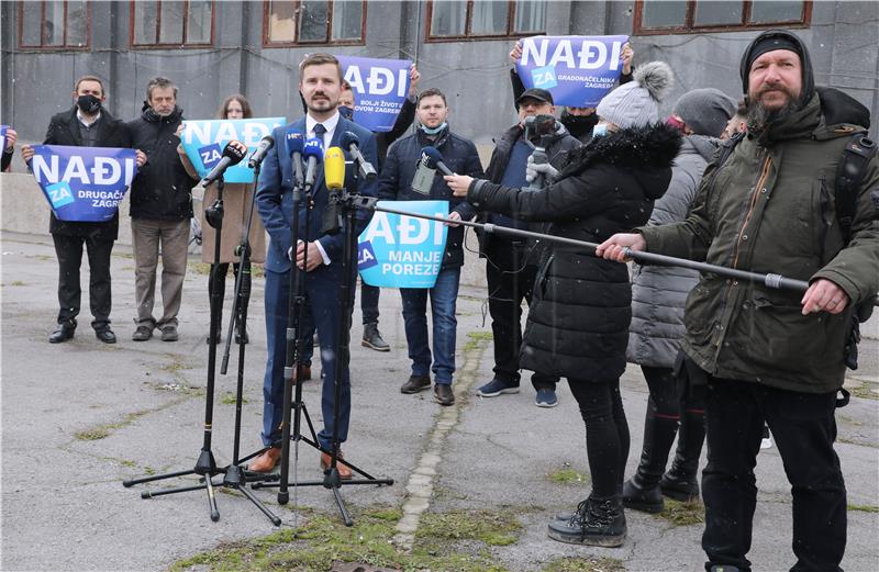 Davor Nađi predstavio svoju kandidaturu za gradonačelnika Zagreba