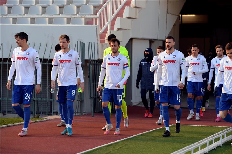 Prijateljska nogometna utakmica Hajduk - Croatia Zmijavci