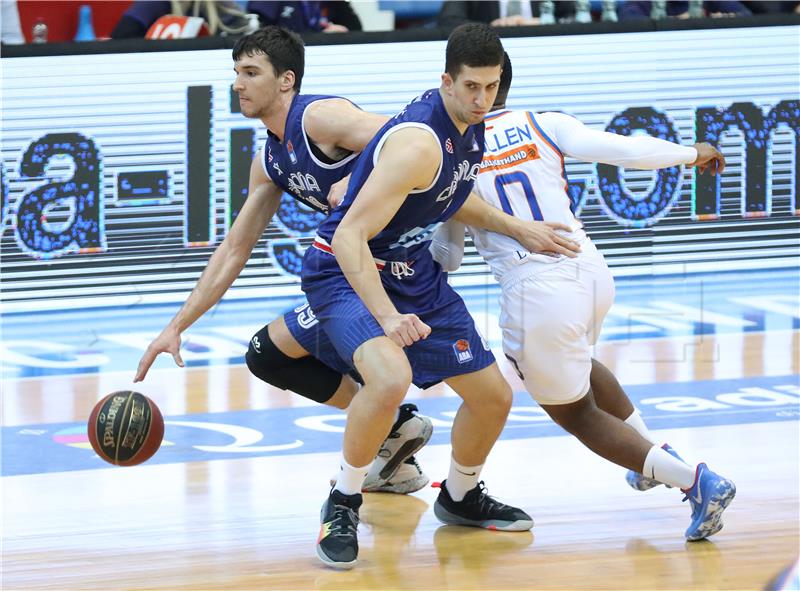 Košarka ABA liga Cibona - Mornar