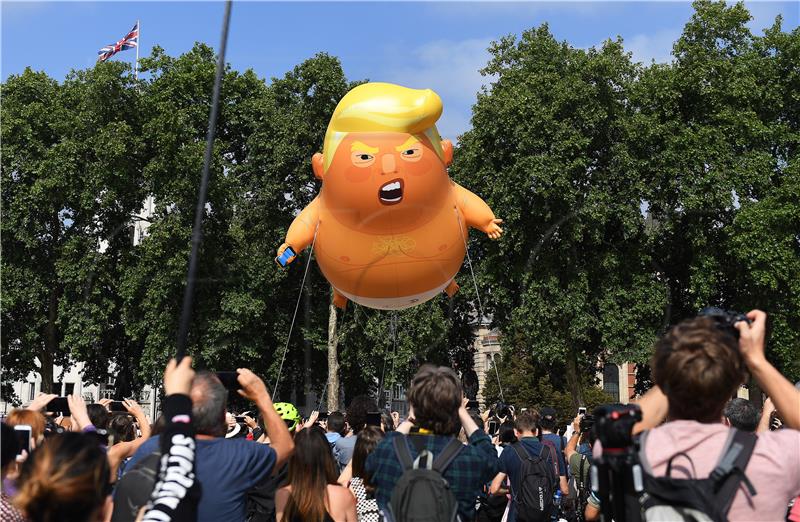 Balon u obliku Donalda Trumpa postaje eksponat u Muzeju grada Londona