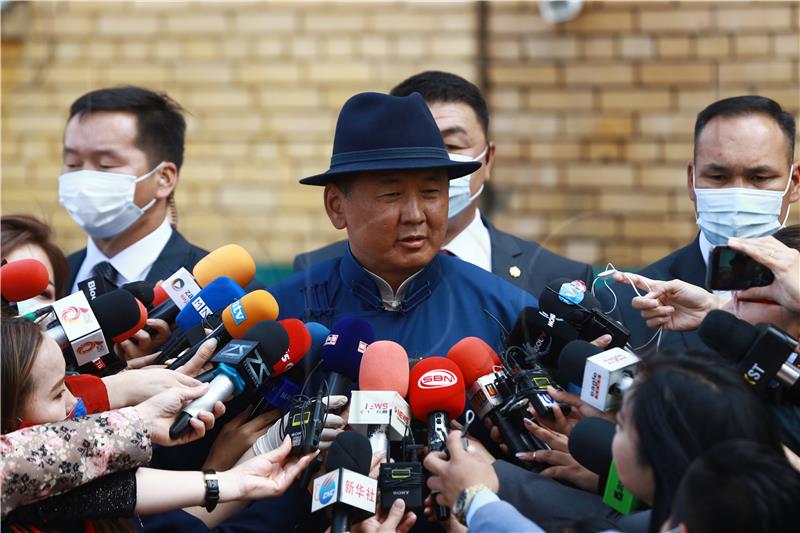 (FILE) MONGOLIA GOVERNMENT PM KHURELSUKH RESIGNATION