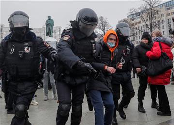 RUSSIA NAVALNY SUPPORTERS PROTEST