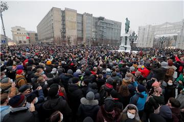 RUSSIA NAVALNY SUPPORTERS PROTEST