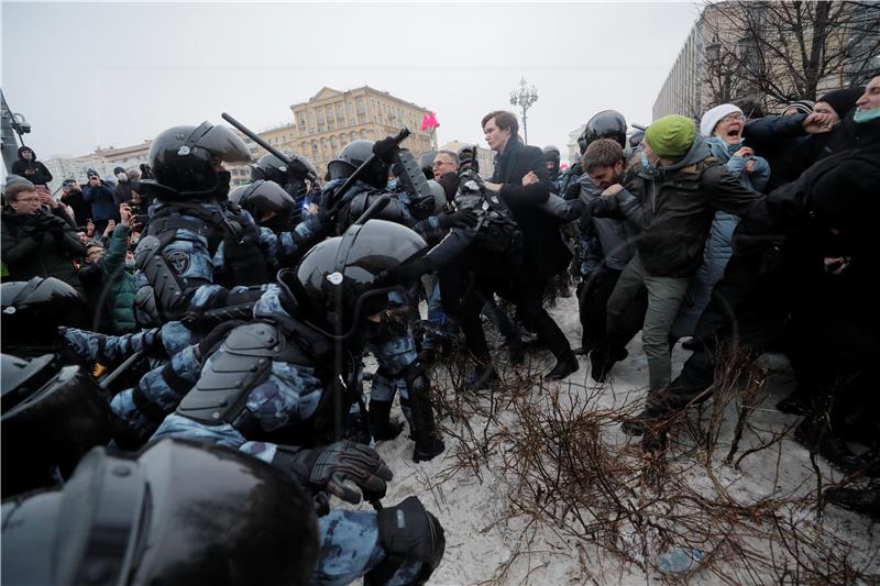 RUSSIA NAVALNY SUPPORTERS PROTEST