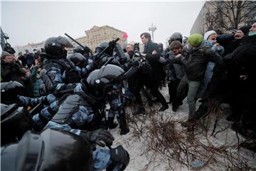 RUSSIA NAVALNY SUPPORTERS PROTEST