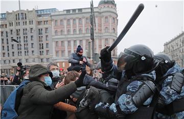 RUSSIA NAVALNY SUPPORTERS PROTEST