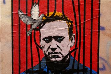 ITALY STREET ART ALEXEI NAVALNY