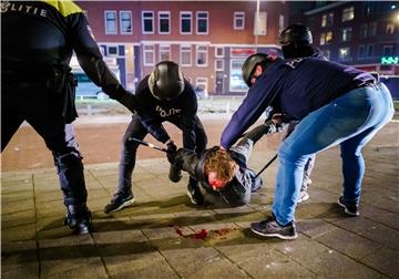 NETHERLANDS RIOTS PANDEMIC CORONAVIRUS COVID19