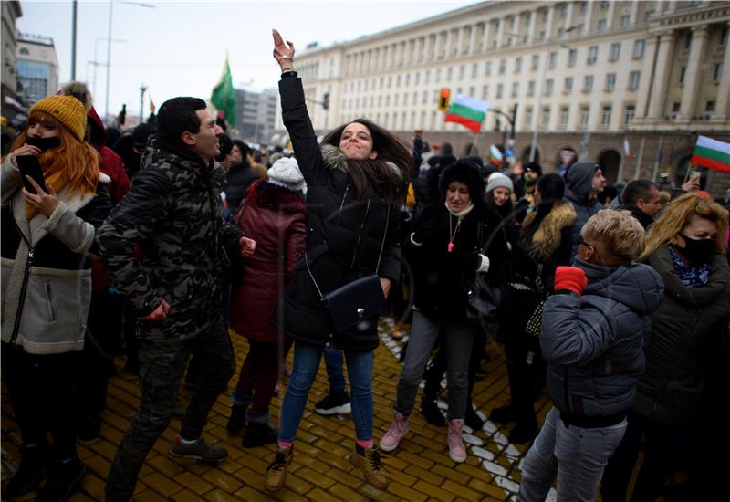 BULGARIA PROTEST PANDEMIC CORONAVIRUS COVID19